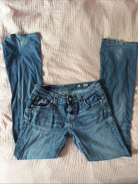 Miss Me Blue Bootcut Stretch Jeans